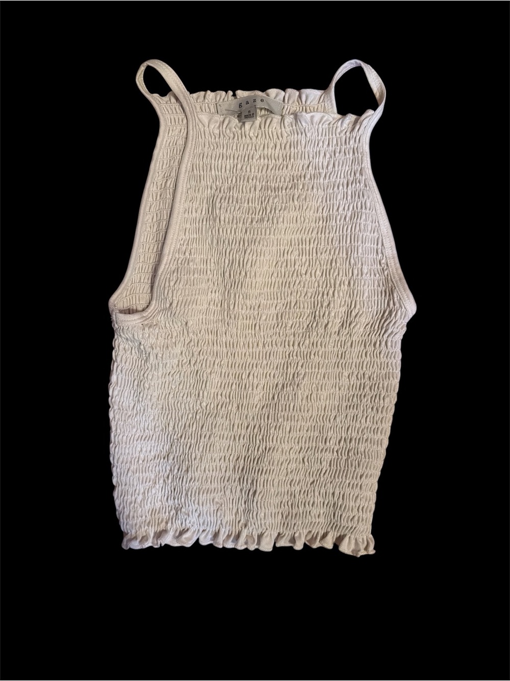 White Smocked Cami